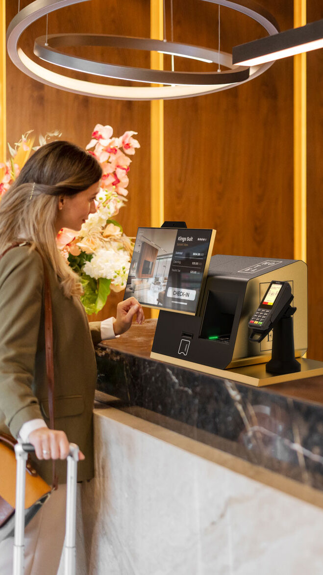 self-check-in kiosk for hotels