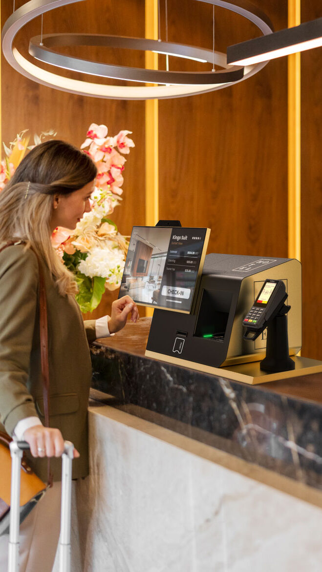 self-check-in kiosk for hotels