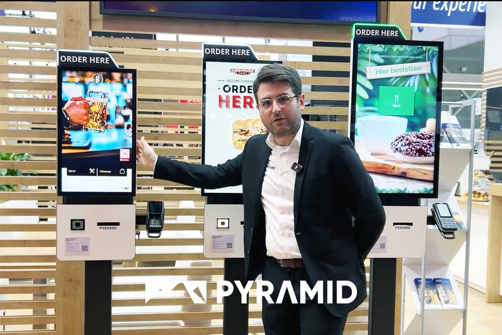 POLYTOUCH SWIFT Self-Ordering-Kiosk für digitale Bestellprozesse am POS
