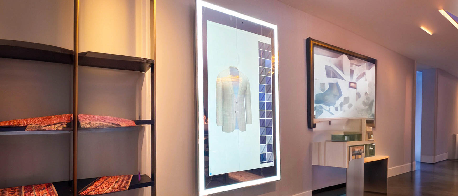 Interaktiver Smart Mirror für Modegeschäfte