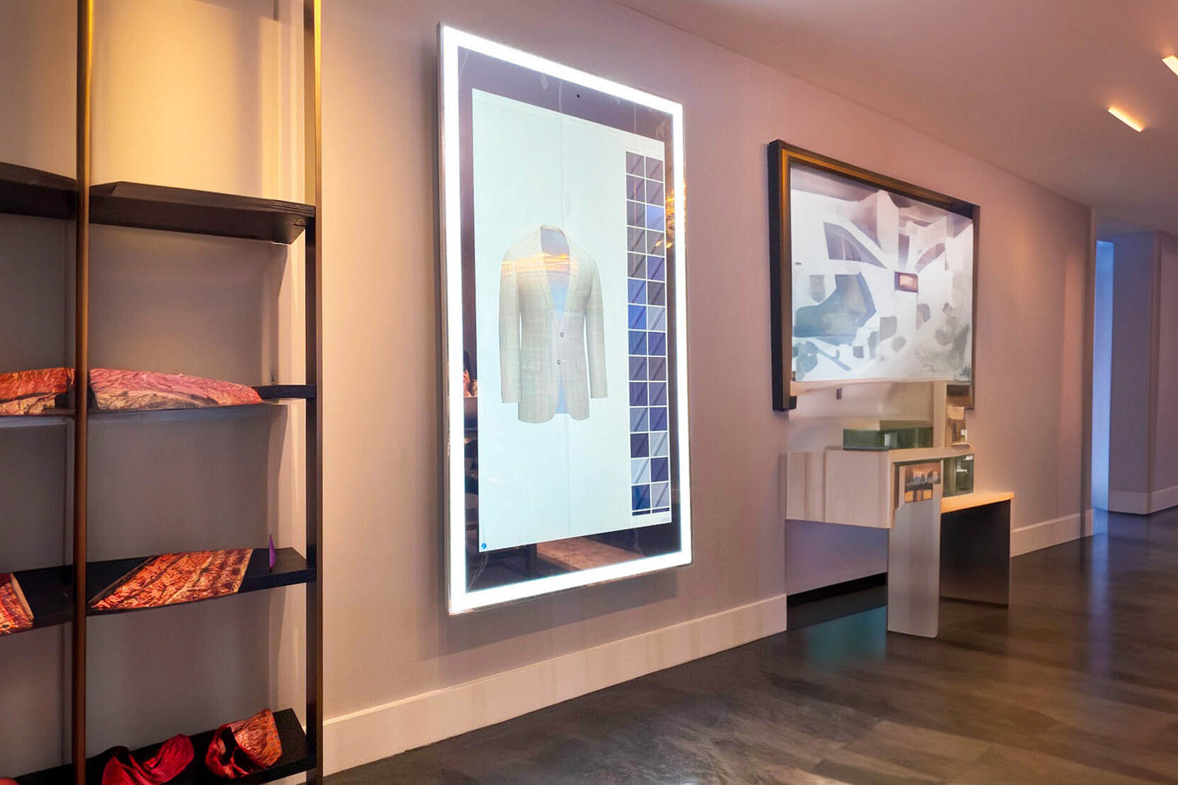 Interaktiver Smart Mirror für Modegeschäfte