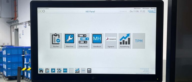 faytech® Touch-PC in der Produktion von Wallstabe & Schneider