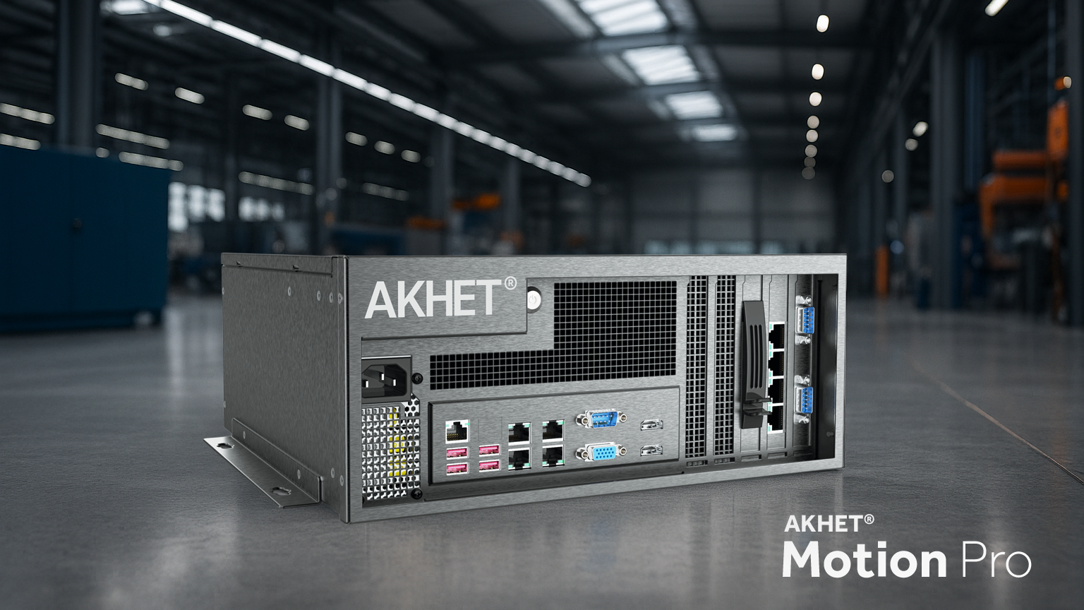 AKHET® Industrie-PCs und Server von Pyramid Computer für Industrial Edge Computing und Datacenter-Anwendungen, präsentiert auf der embedded world 2026.