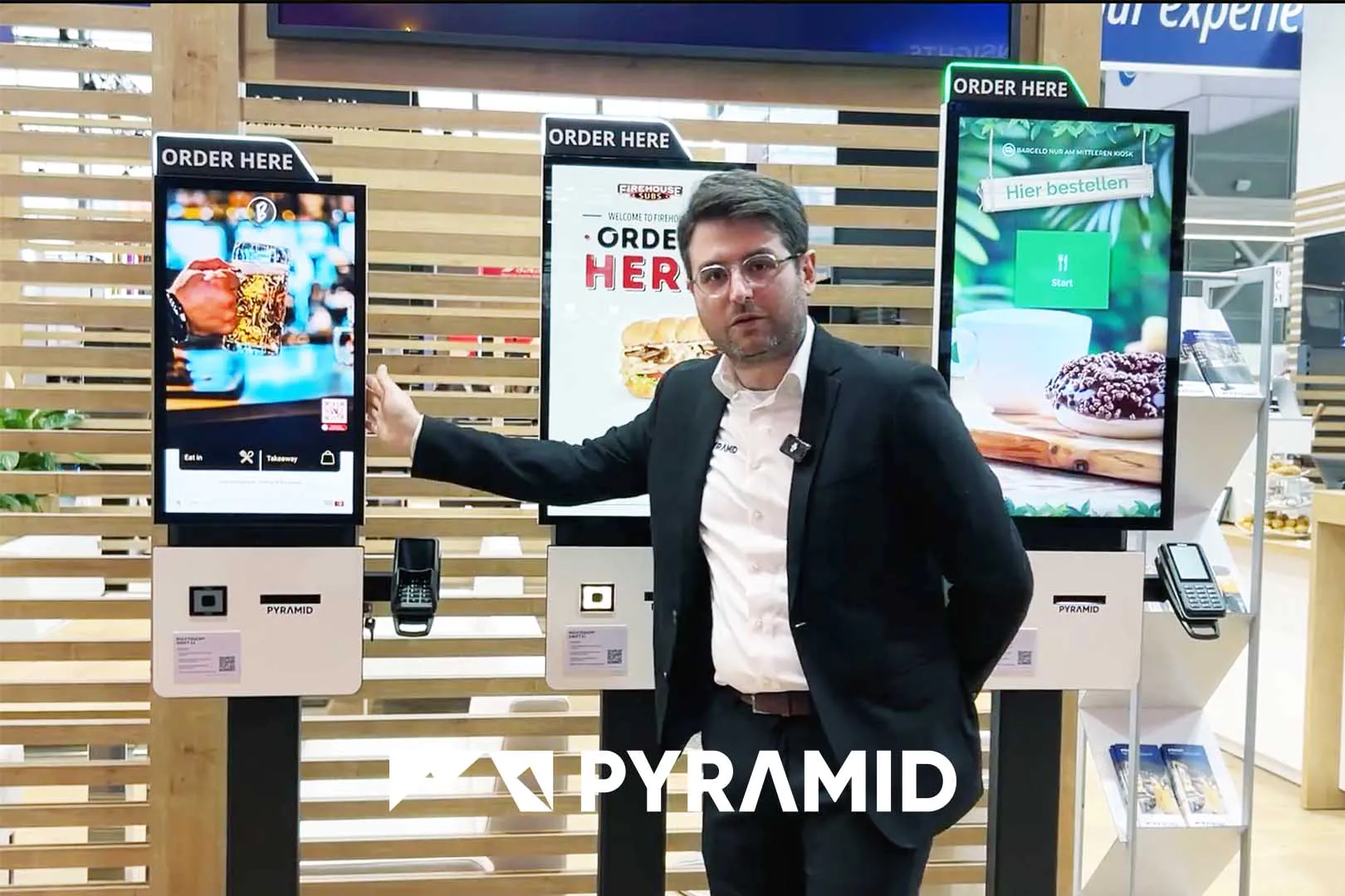 POLYTOUCH SWIFT Self-Ordering-Kiosk für digitale Bestellprozesse am POS